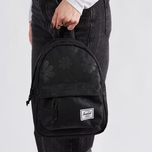 Herschel Supply Company classic mini backpack in classic black sunflower